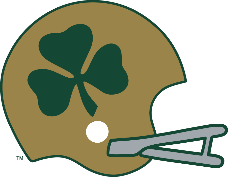Notre Dame Fighting Irish 1959-1962 Helmet Logo t shirts iron on transfers